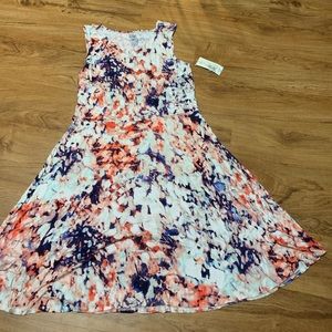 Abstract print dress